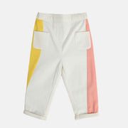 Girls White Pack Of 1 Woven Pant