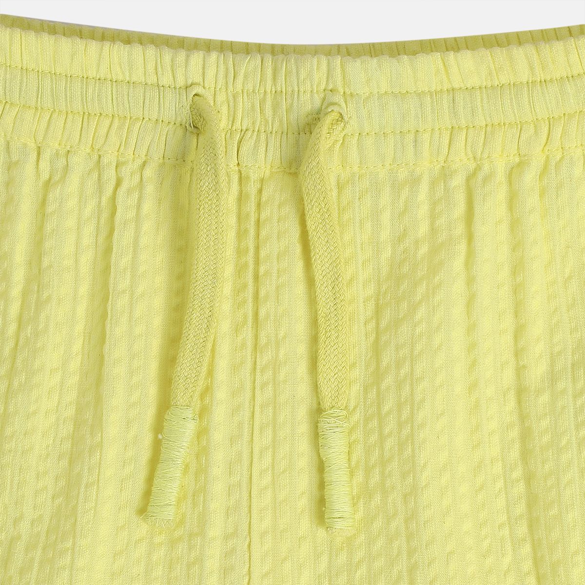 Girls Yellow Woven Pant