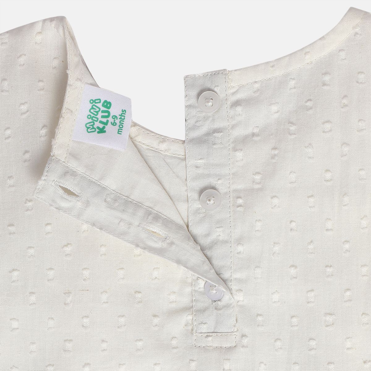 Girls Cream Pack Of 1 Woven Top