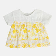 Girls White Pack Of 1 Woven Top