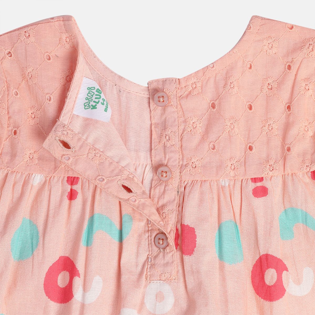 Girls Pink Woven Top