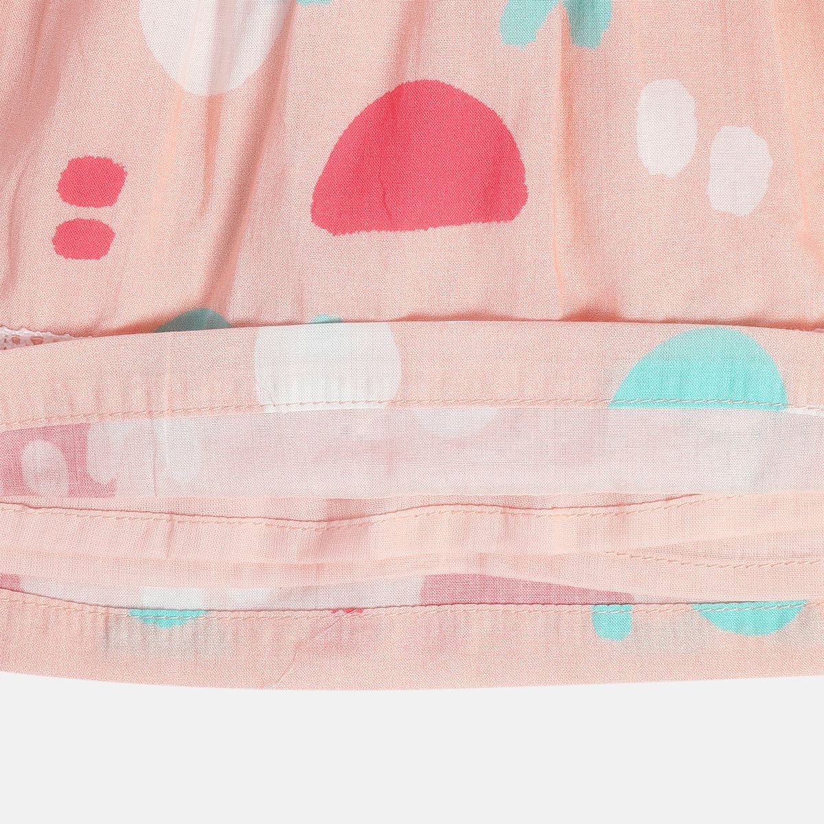Girls Pink Woven Top