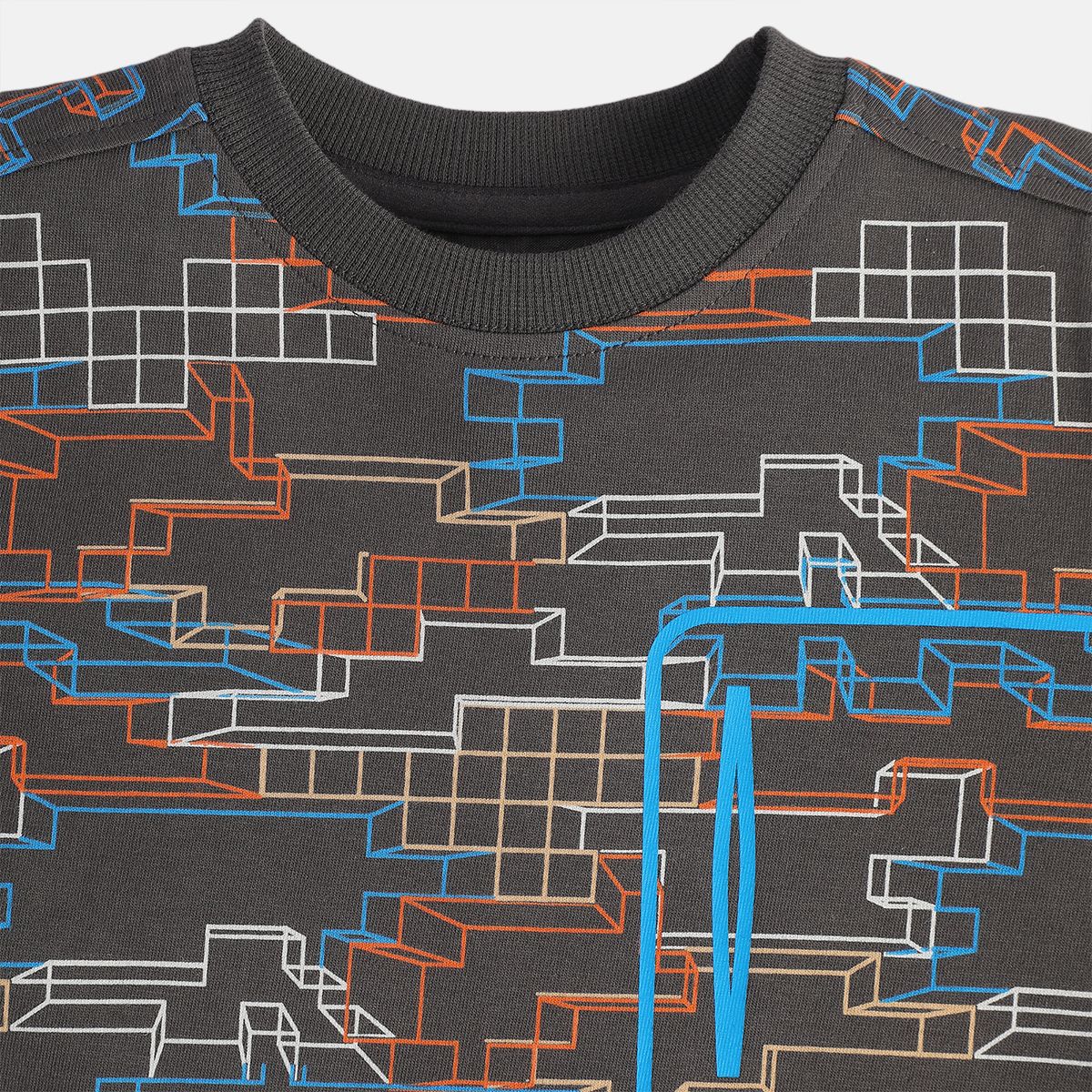 Boys Black Lounge Wear