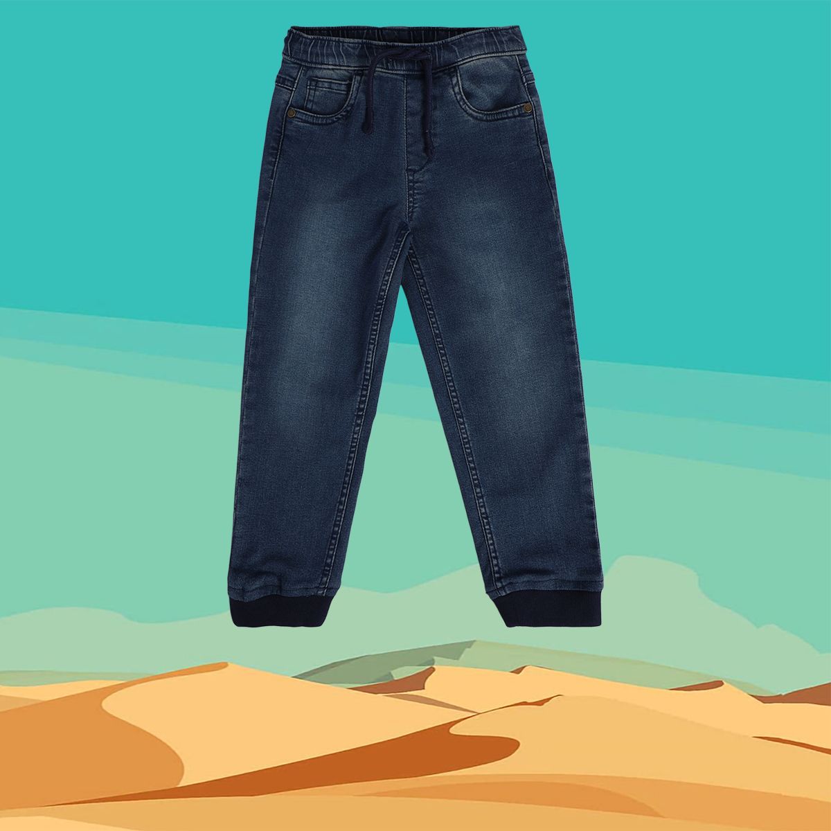 Boys Blue Pack Of 1 Denim Pant