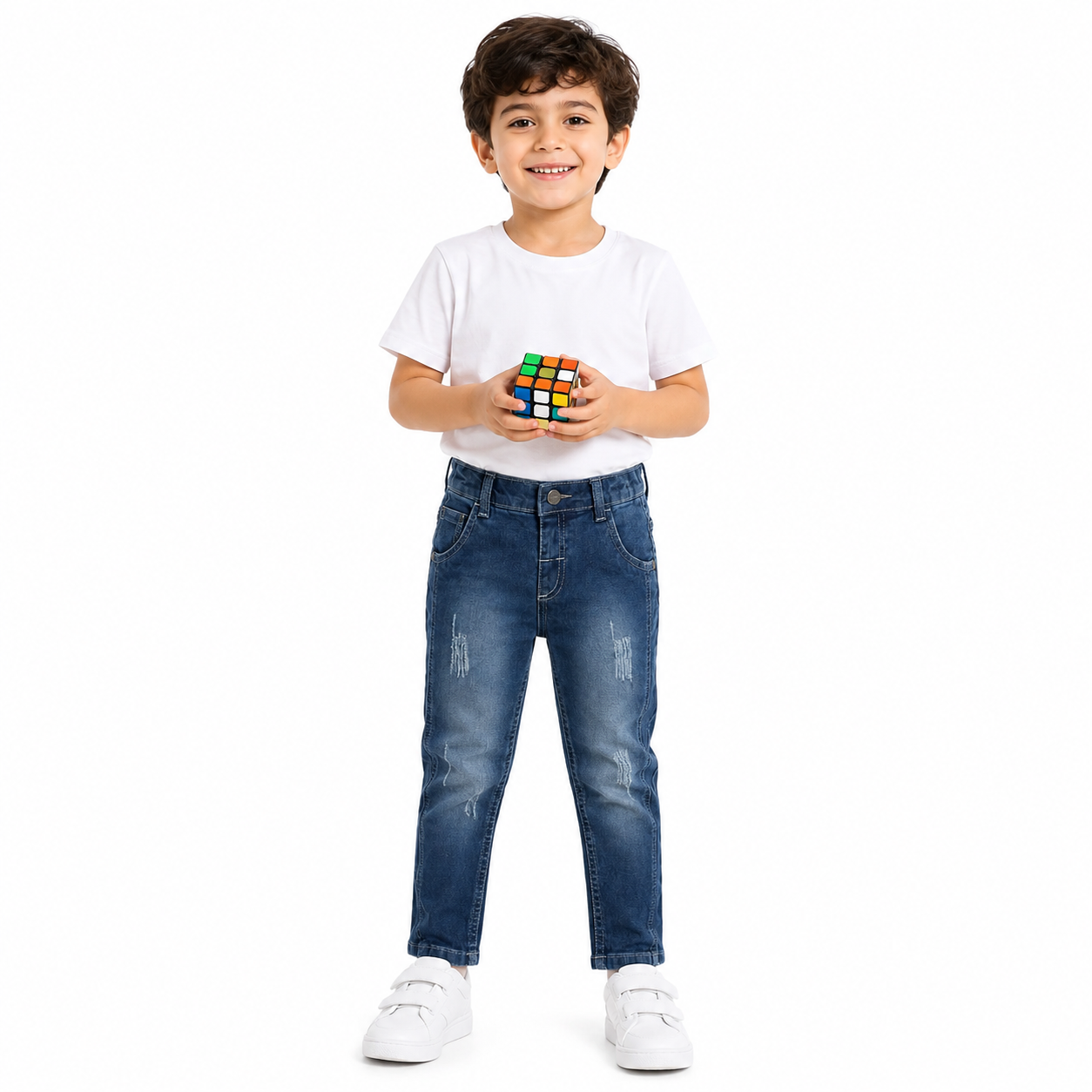 Boys Blue Pack Of 1 Denim Pant