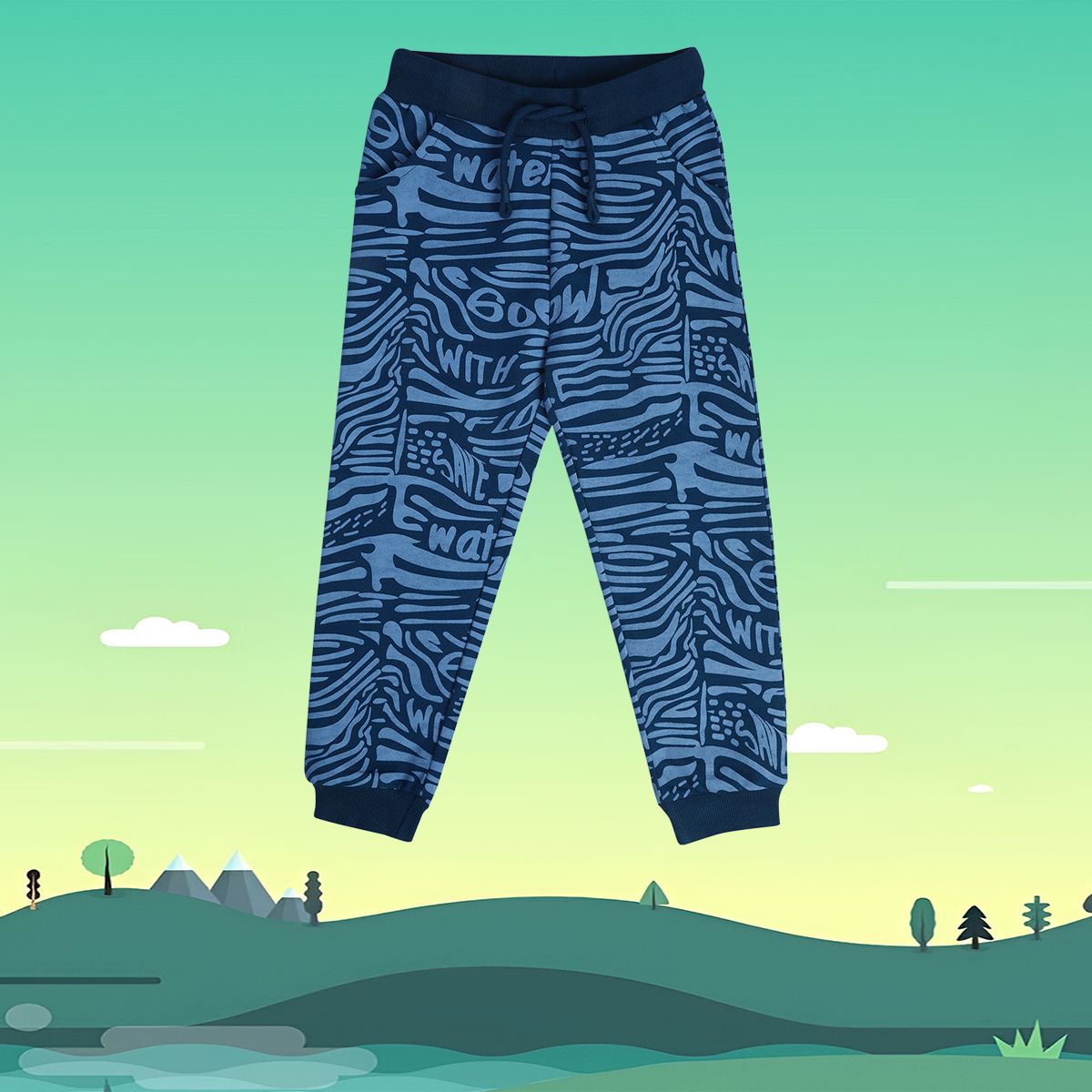 Boys Blue Pack Of 1 Jogger