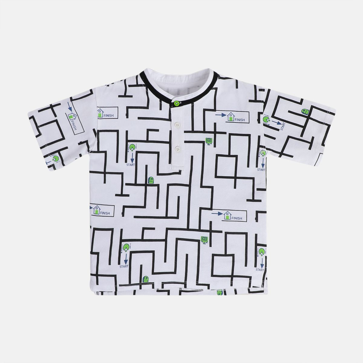 Boys White Polo Tee