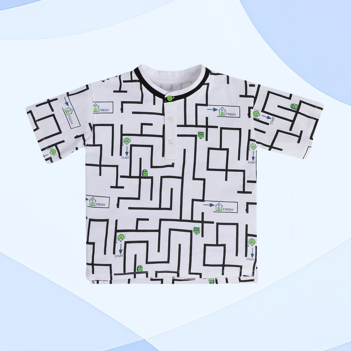 Boys White Polo Tee