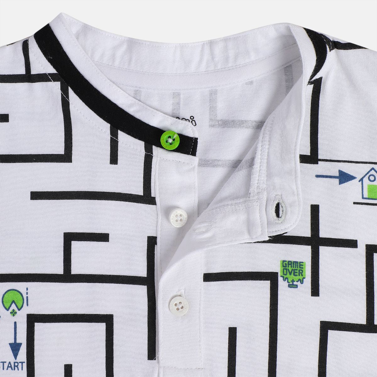 Boys White Polo Tee
