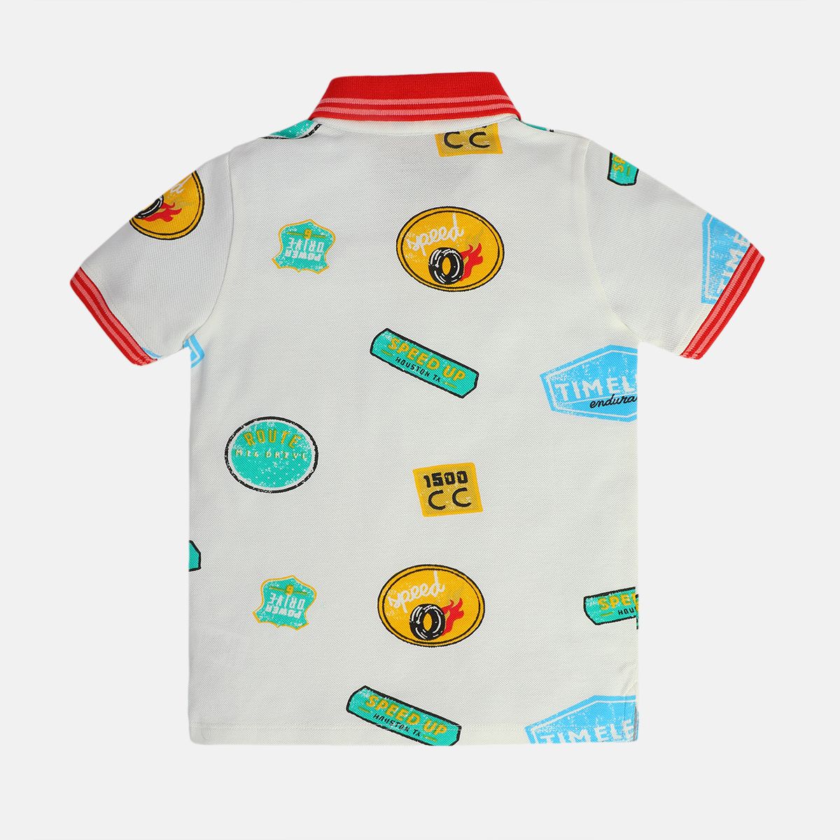 Boys White Polo Tee