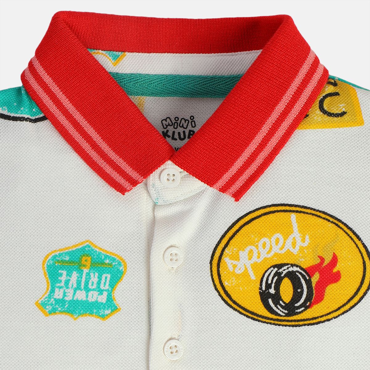 Boys White Polo Tee
