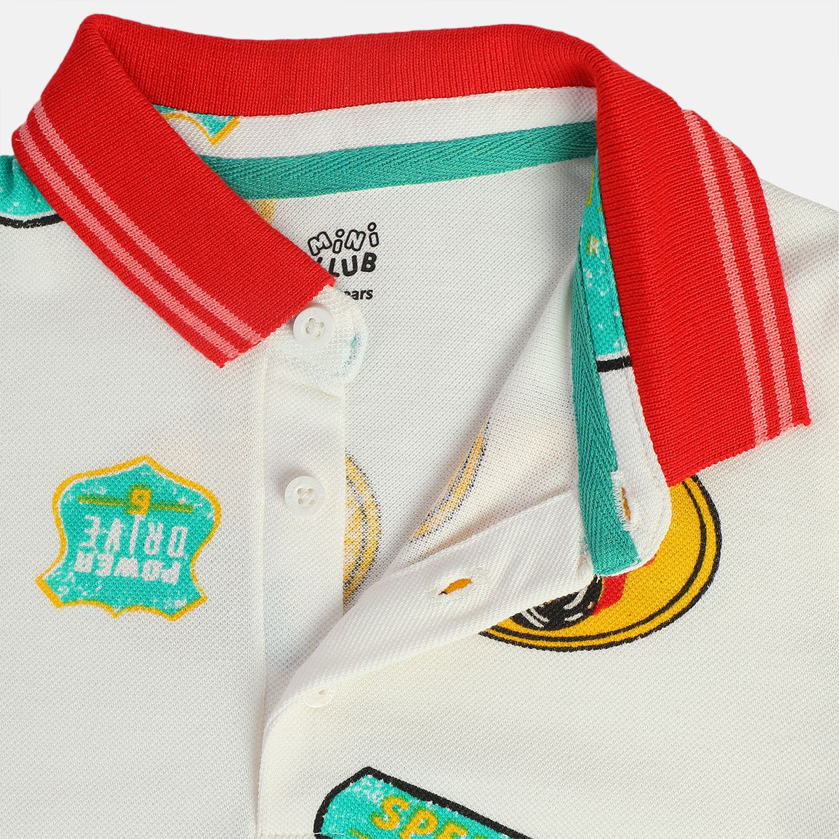 Boys White Polo Tee