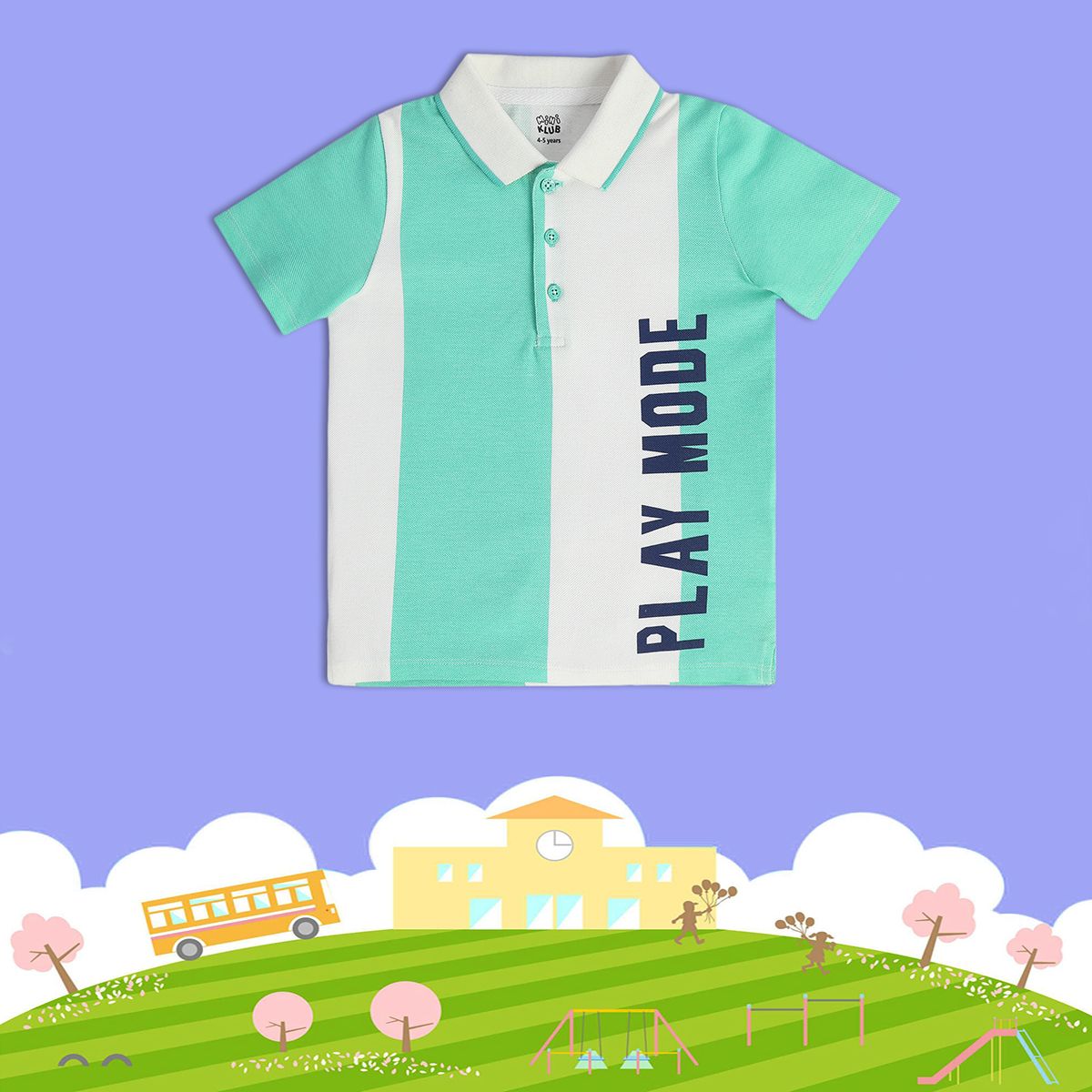 Boys White Polo Tee