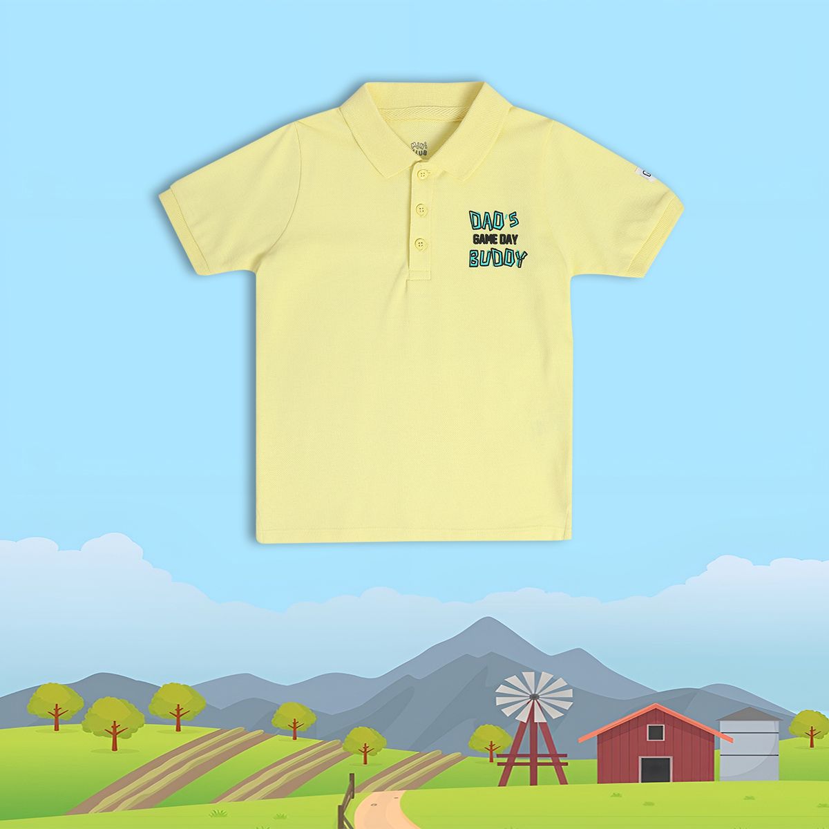 Boys Yellow Polo Tee