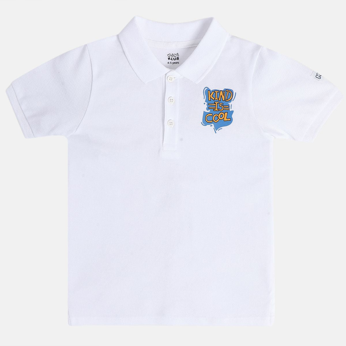 Boys White Polo Tee