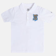 Boys White Polo Tee