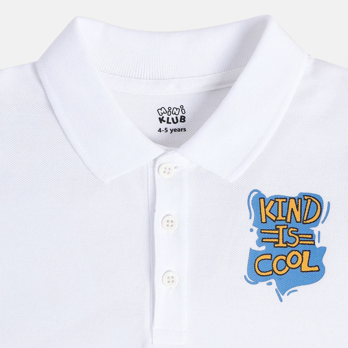 Boys White Polo Tee