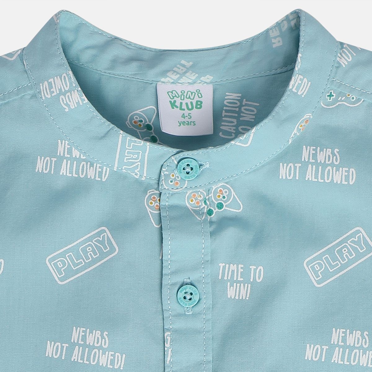 Boys Blue Pack Of 1 Shirt
