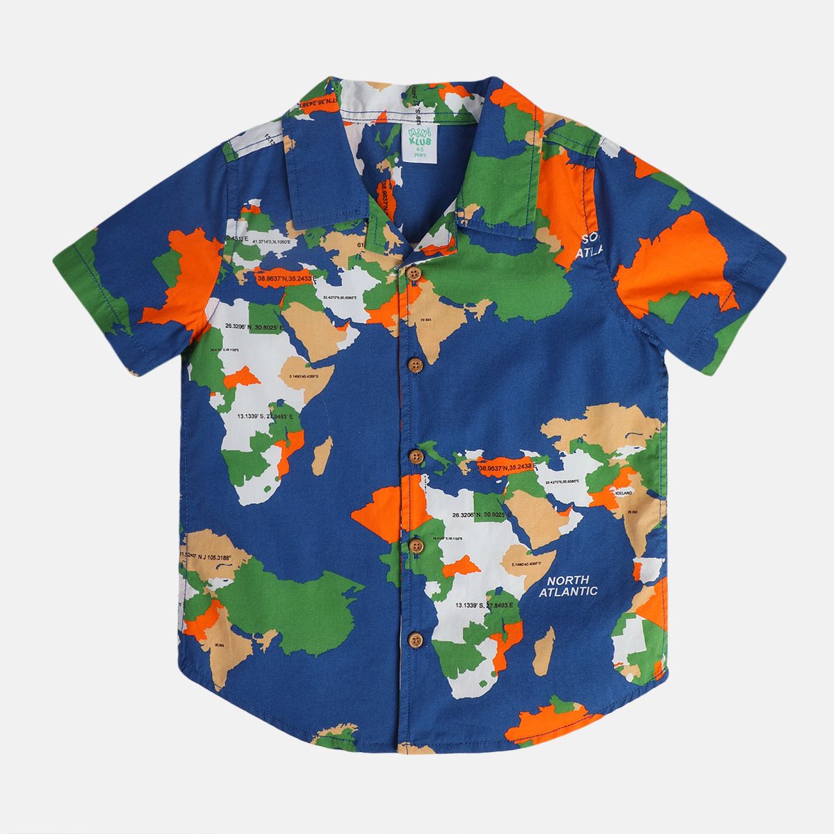 Boys Blue Woven Shirt