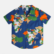 Boys Blue Woven Shirt