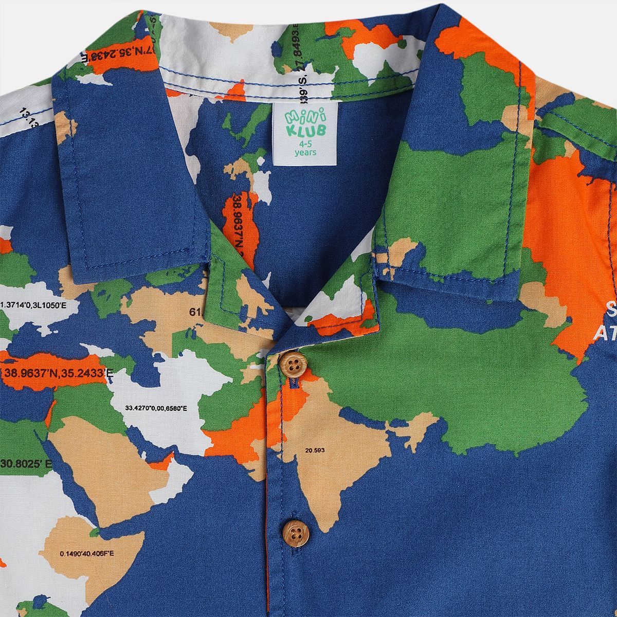 Boys Blue Woven Shirt