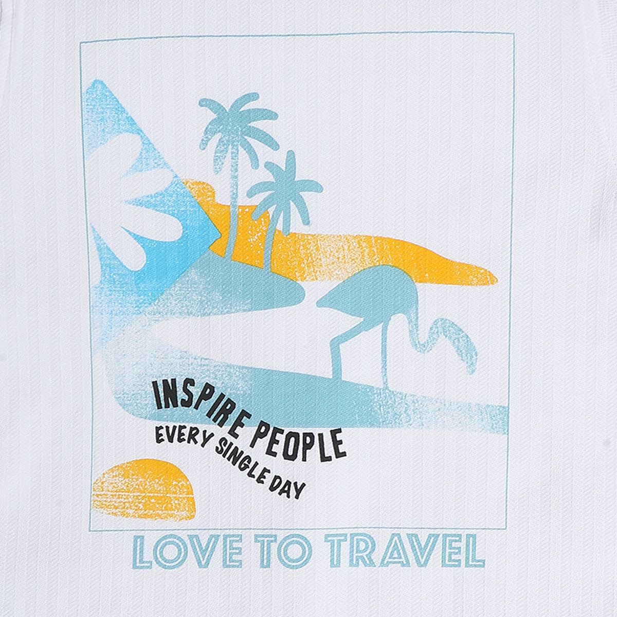 Boys White Knit Shirt