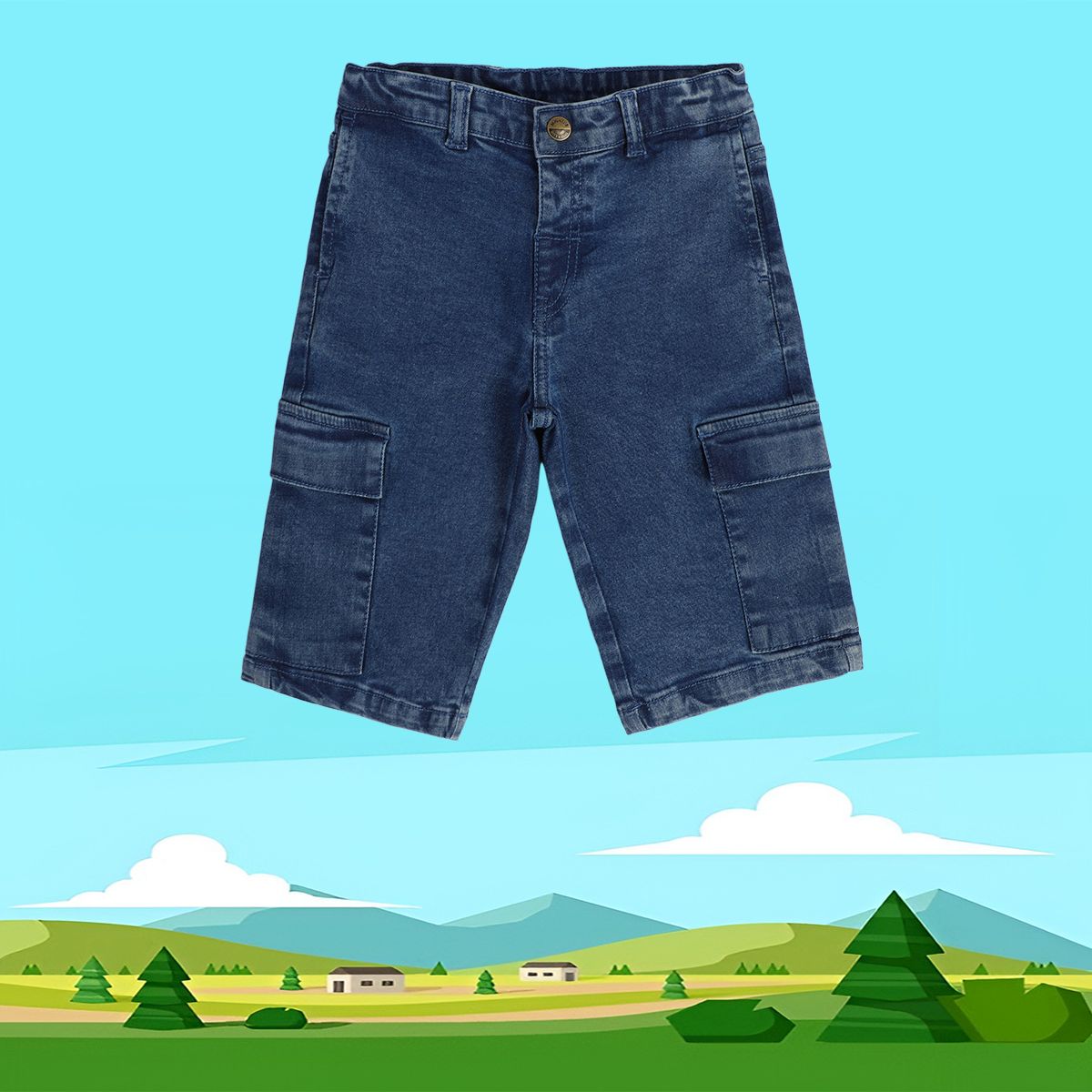 Boys Grey Shorts