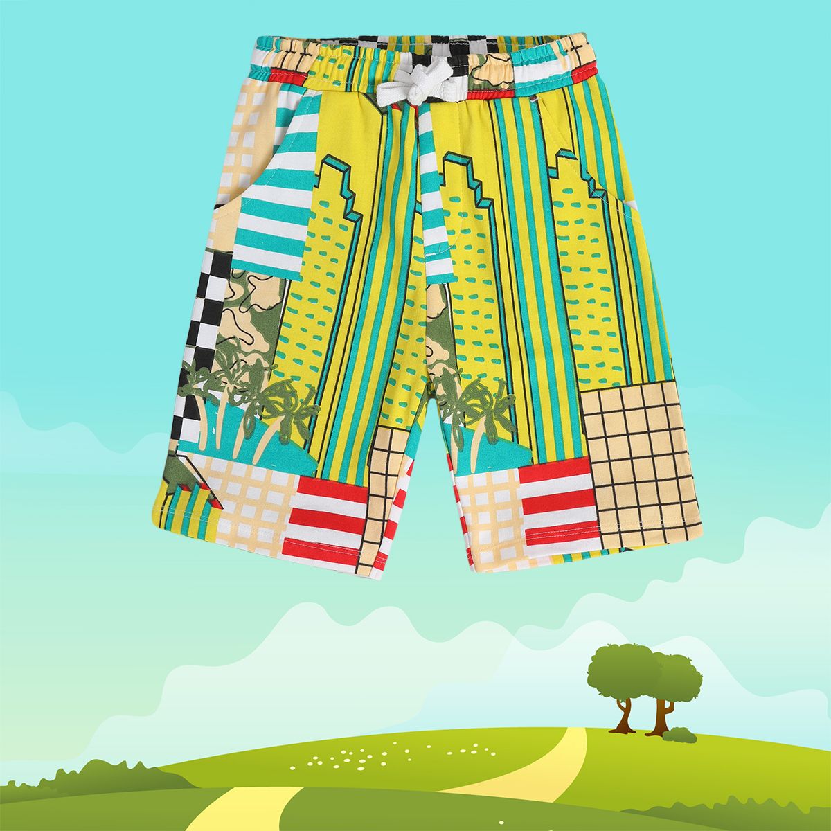 Boys Green Shorts