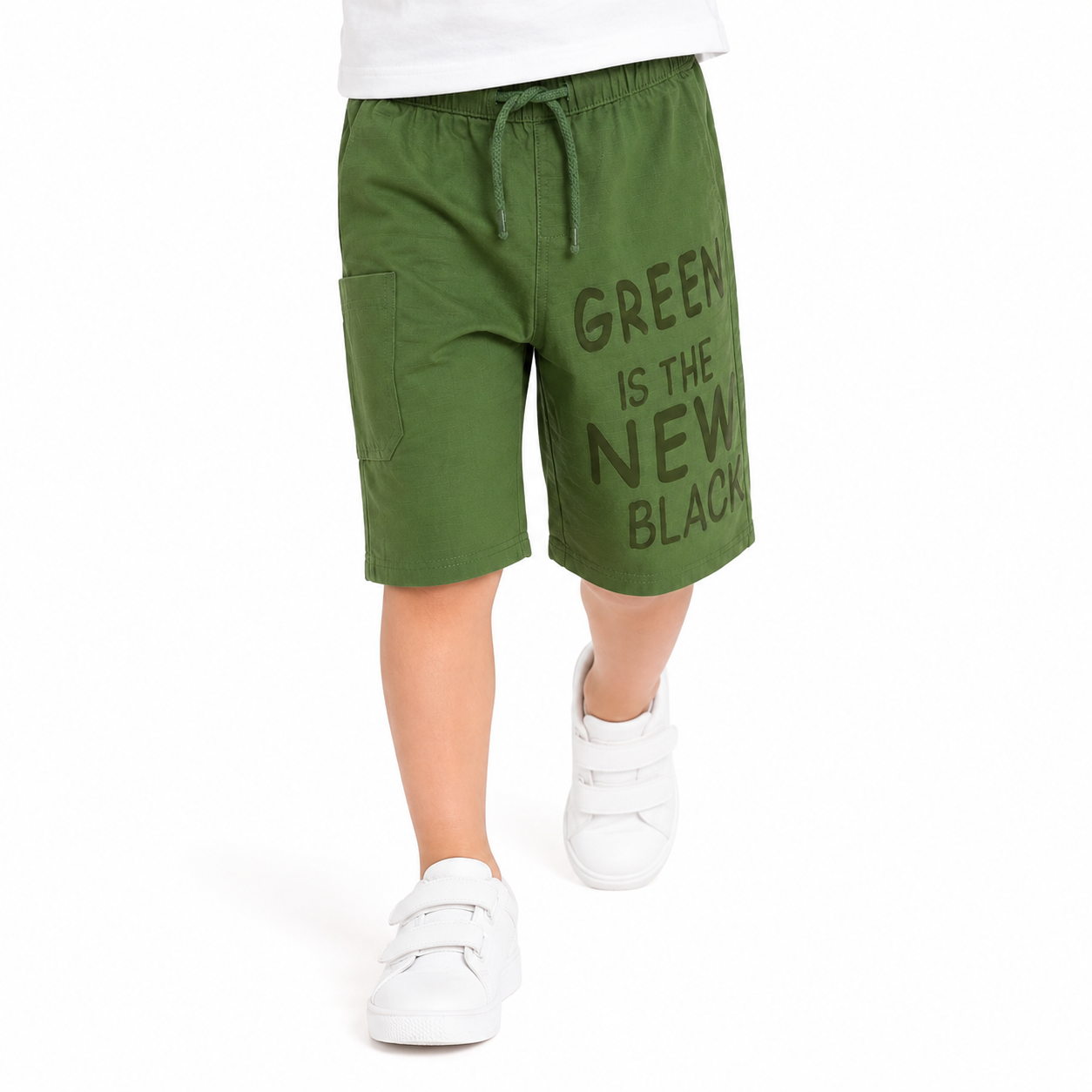 Boys Green Pack Of 1 Shorts