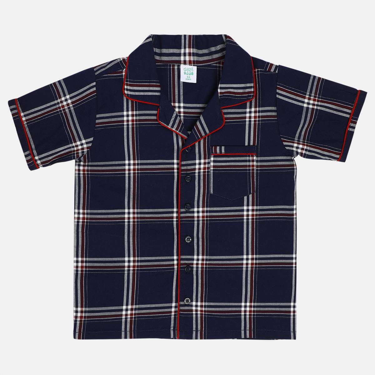 Boys Multi Collar Short Sleeve Top And Bottom