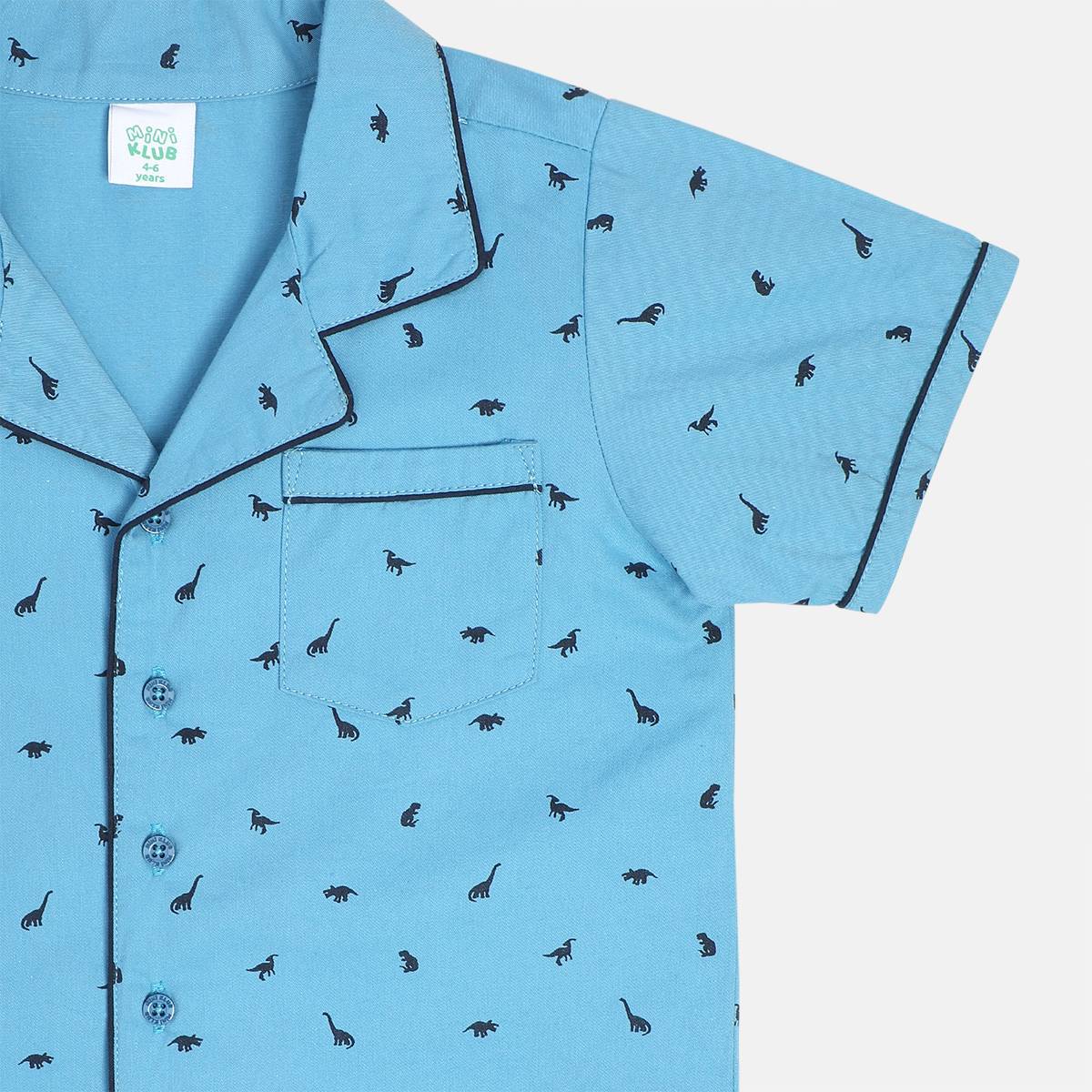 Boys Multi Collar Short Sleeve Top And Bottom