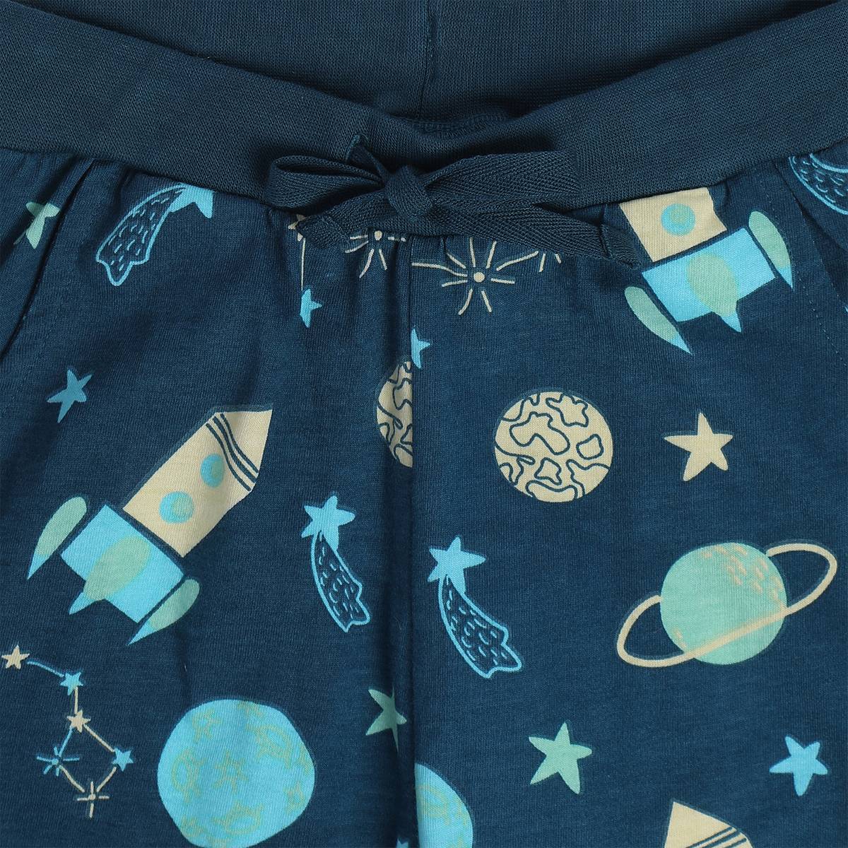 Boys Multi Round Neck Short Sleeve Top And Bottom