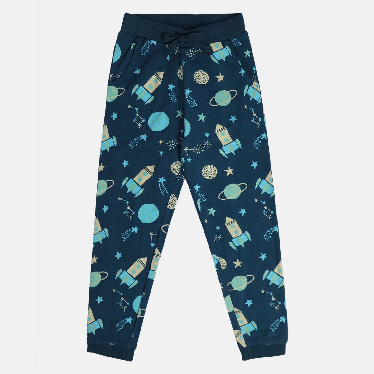 Boys Multi Round Neck Short Sleeve Top And Bottom