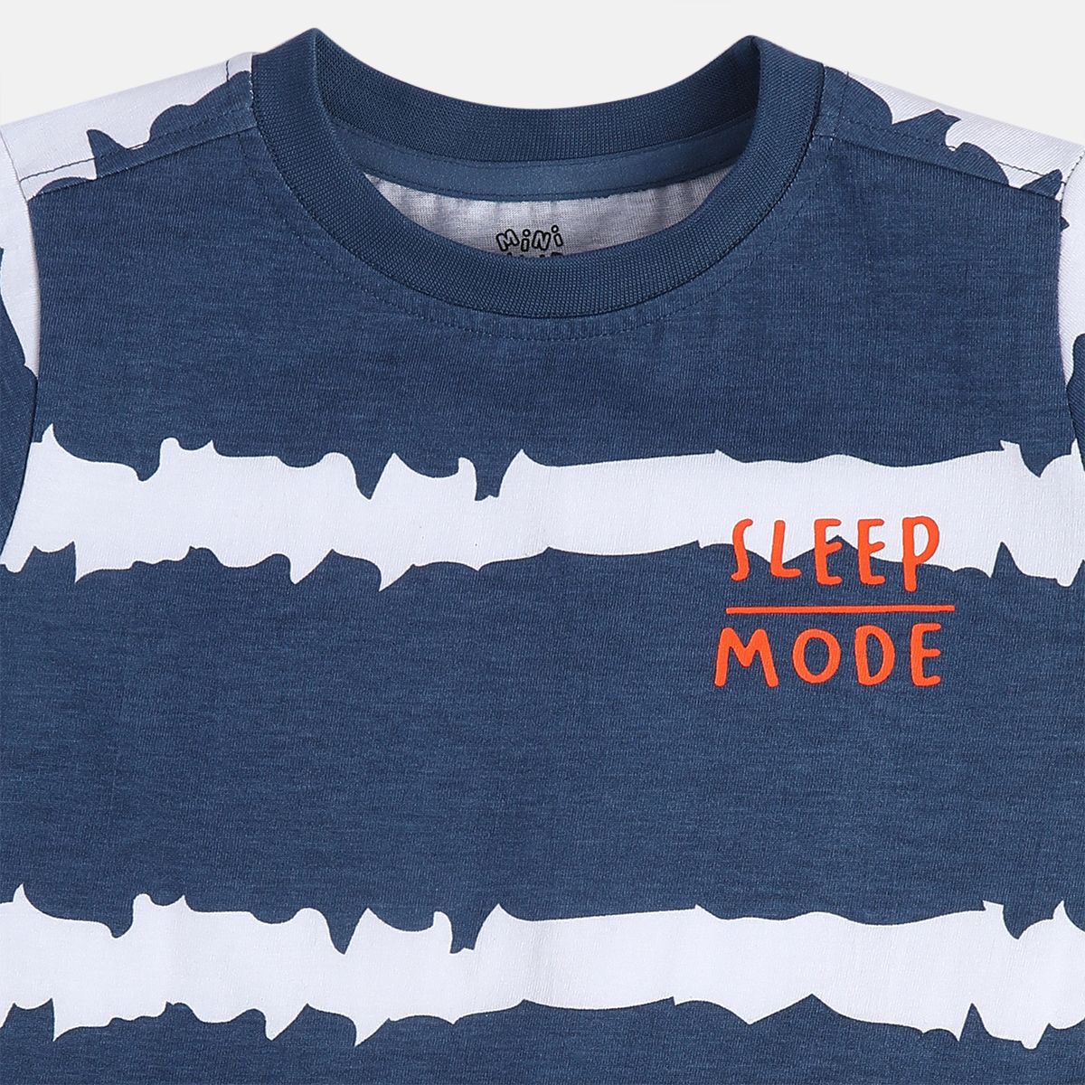 Boys Multi Round Neck Short Sleeve Top And Bottom