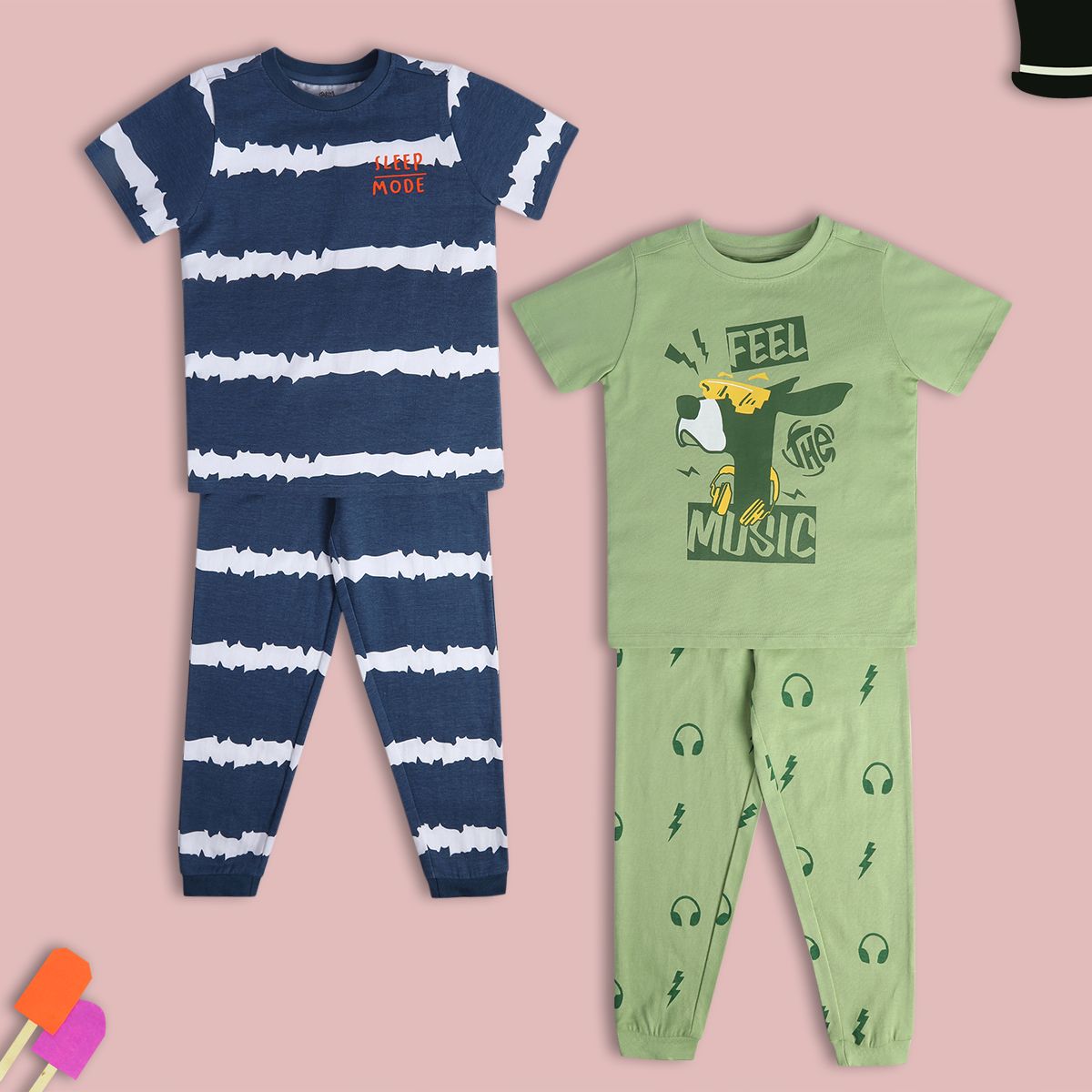 Boys Multi Top And Bottom