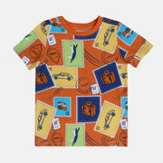 Boys Brown Knit T-Shirt