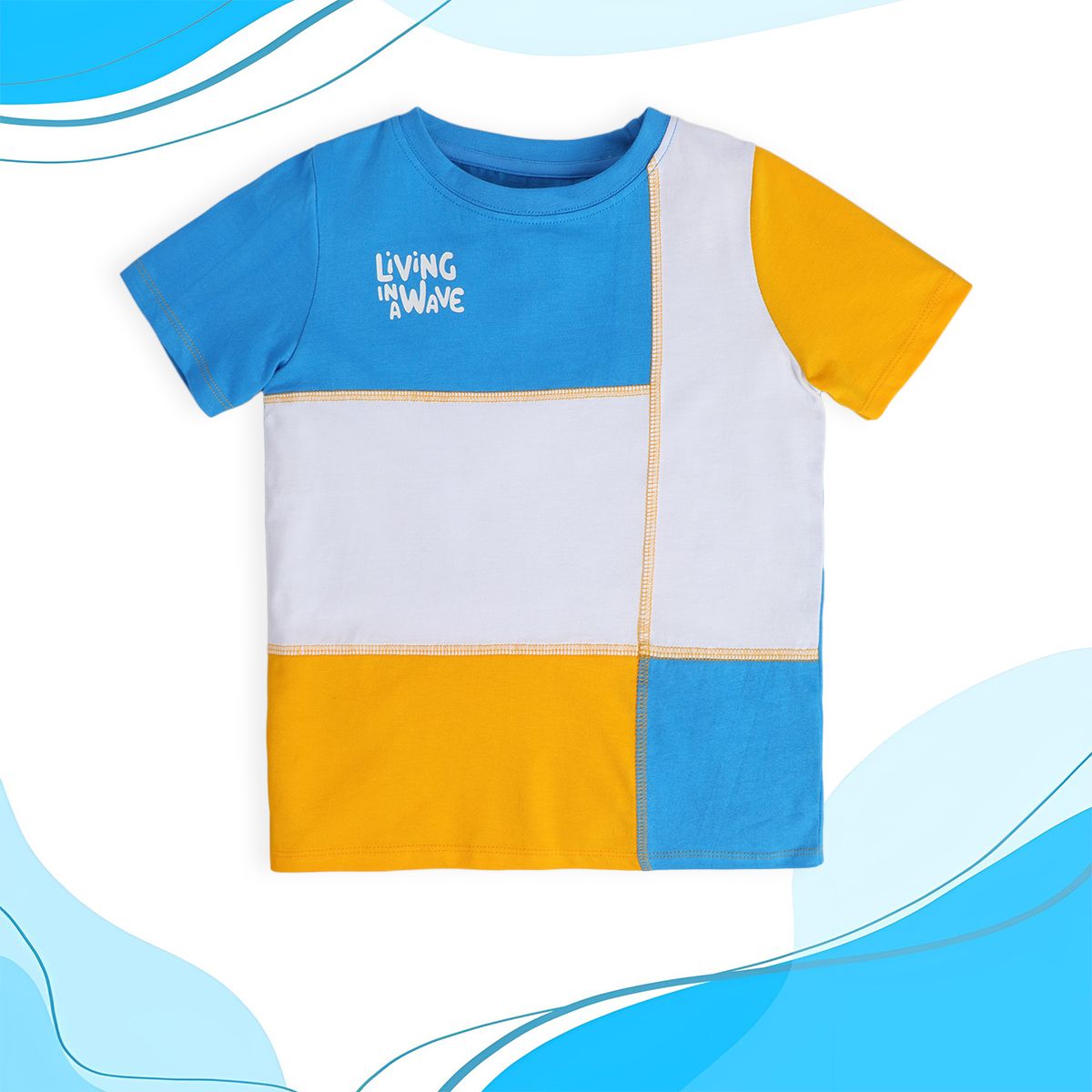 Boys Blue Knit T-Shirt