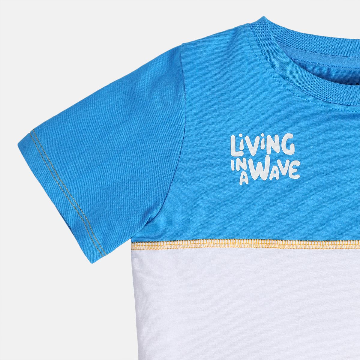 Boys Blue Knit T-Shirt