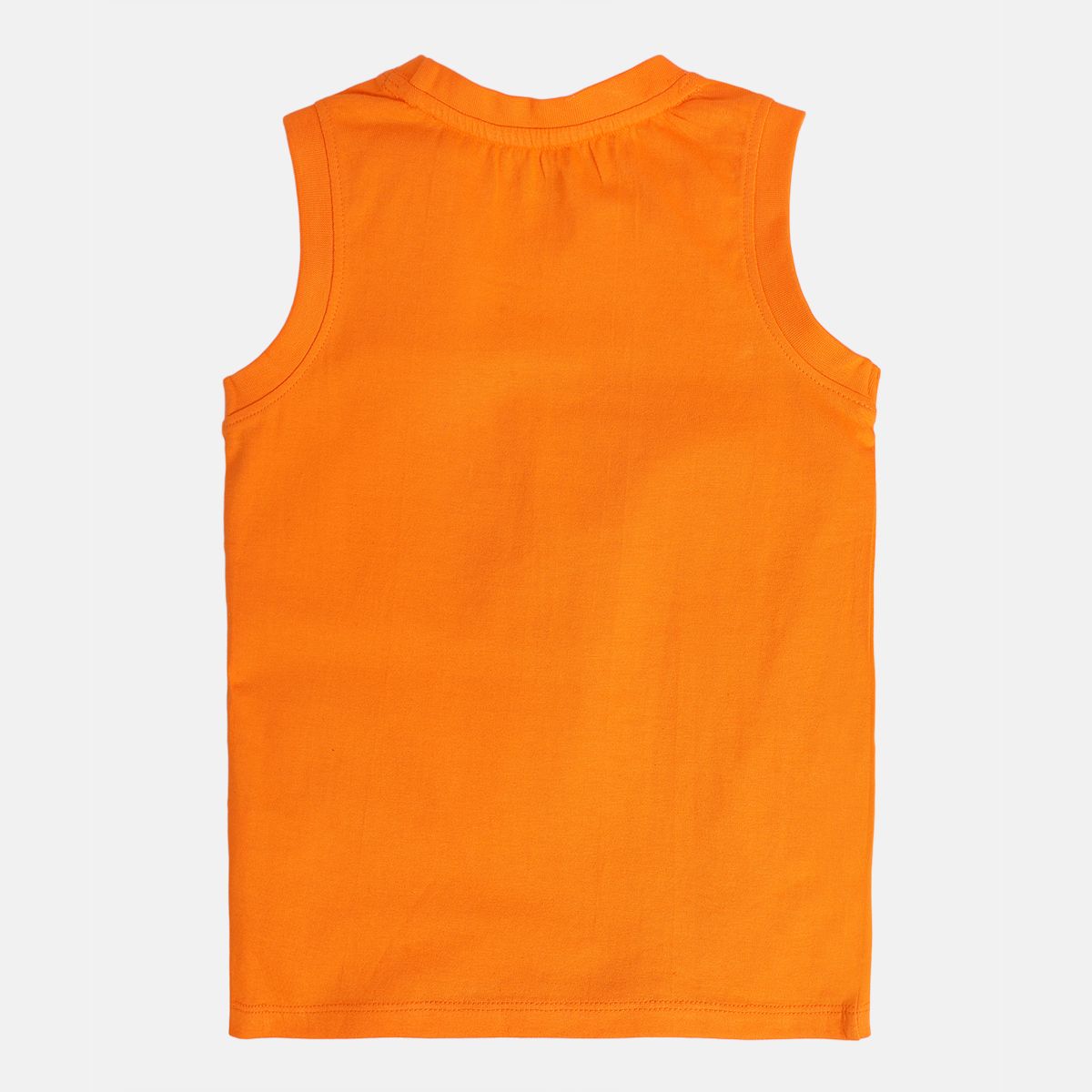 Boys Orange Knit T-Shirt
