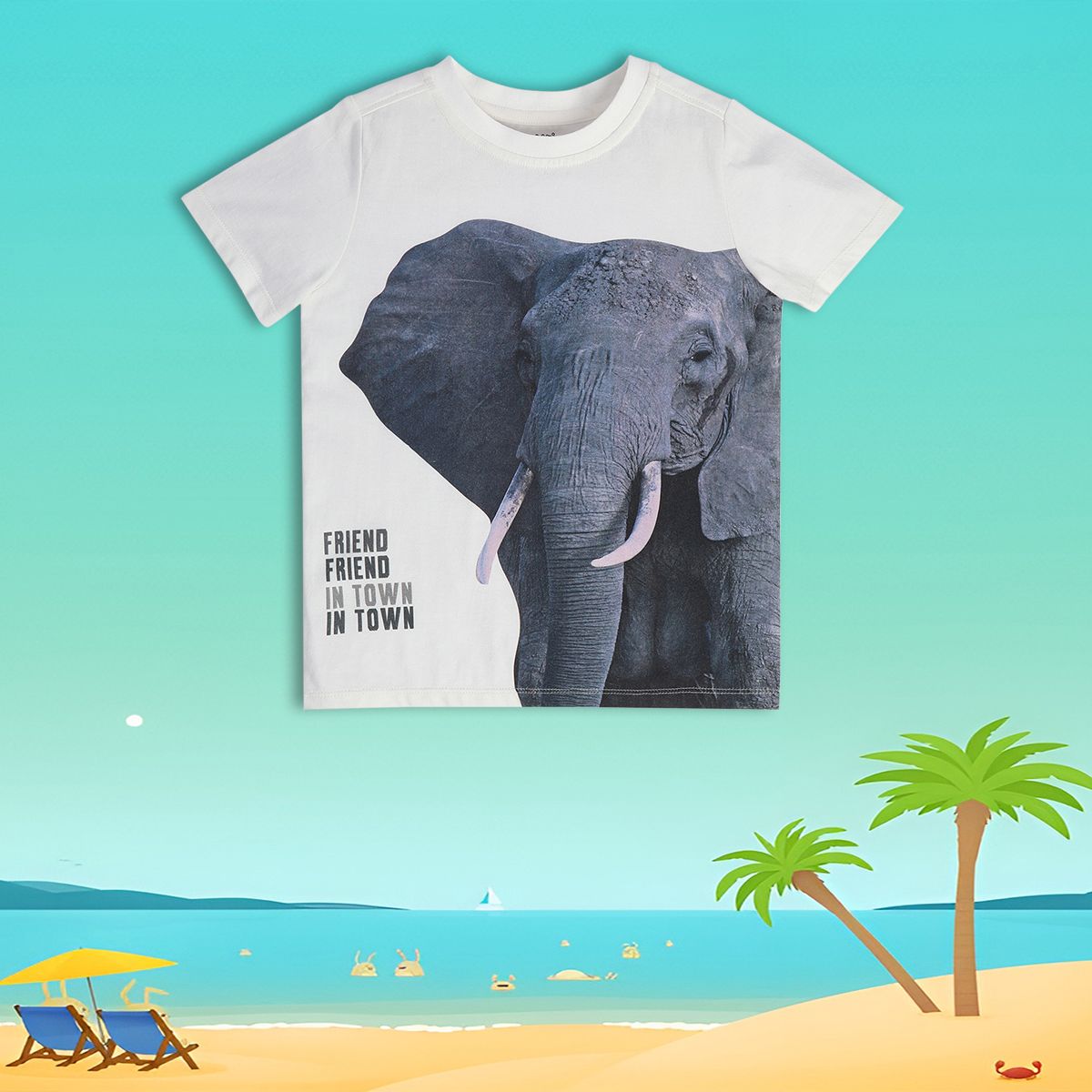 Boys Marshmallow Knit T-Shirt