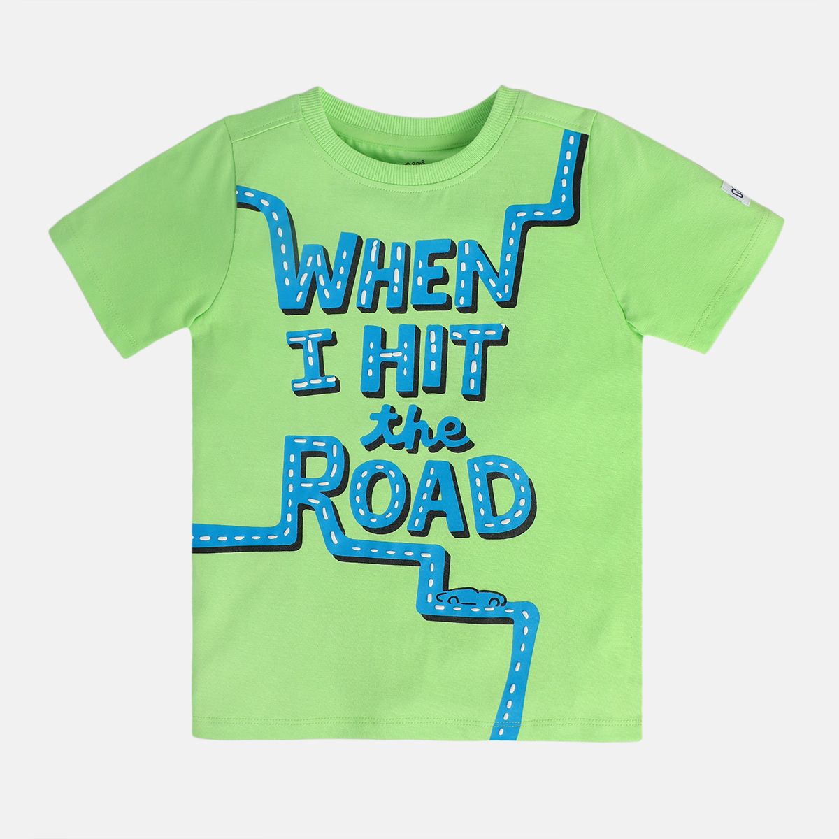 Boys Green Pack Of 1 T-Shirt