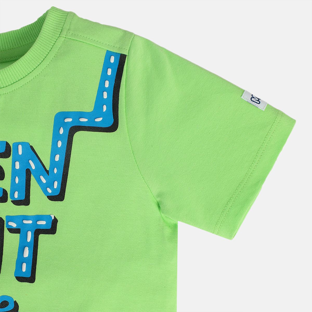 Boys Green Pack Of 1 T-Shirt