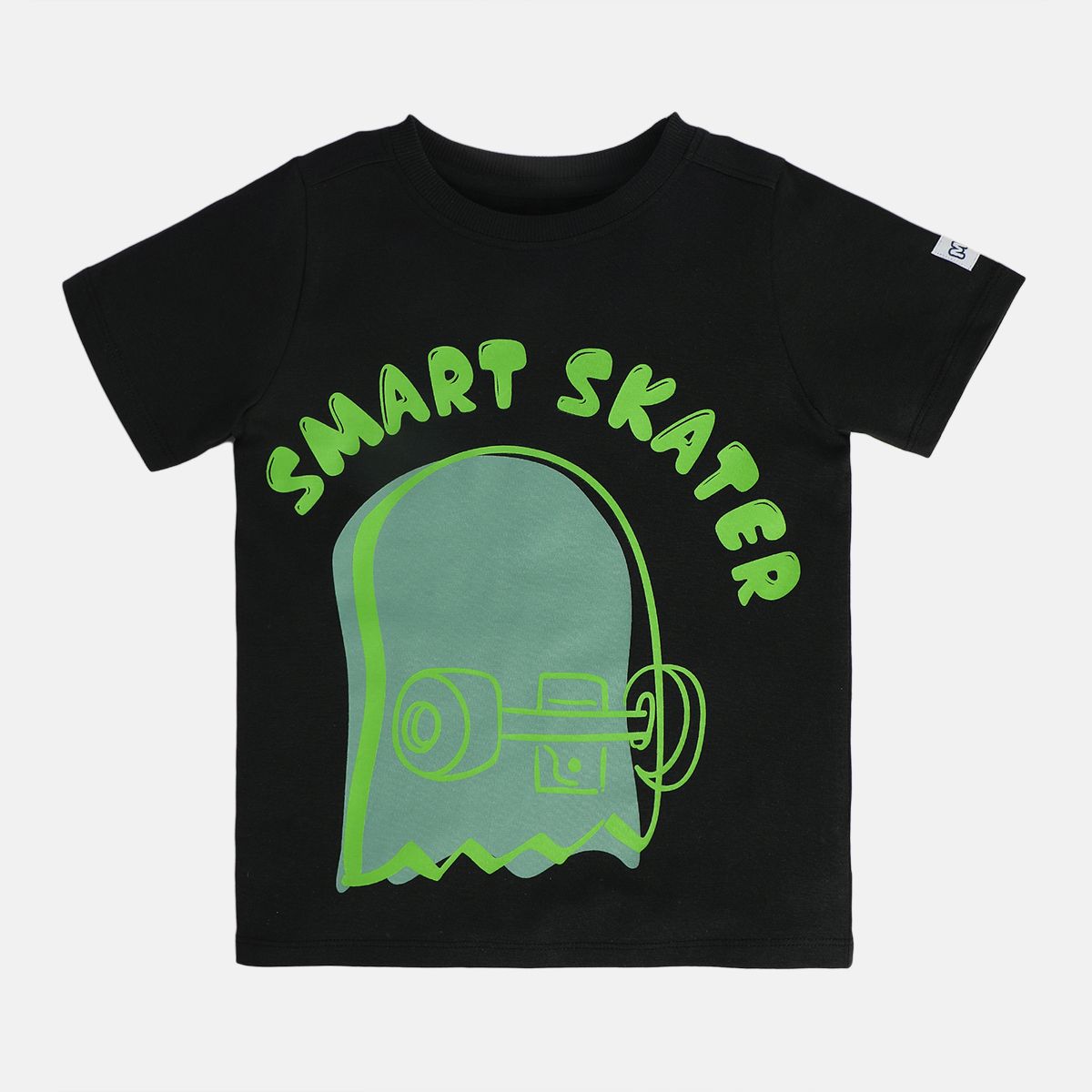 Boys Black Pack Of 1 T-Shirt