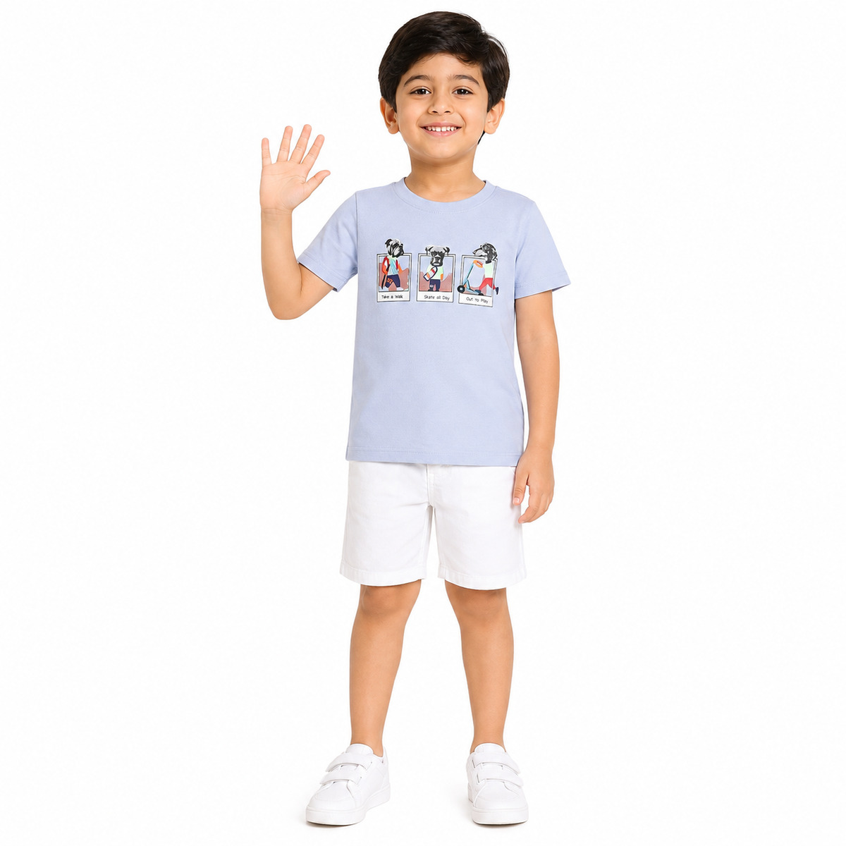 Boys Blue Pack Of 1 T-Shirt