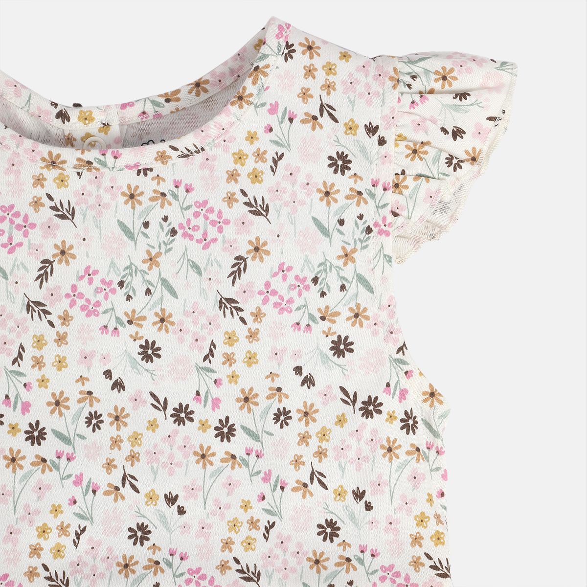 Girls White Boat Neck Dress