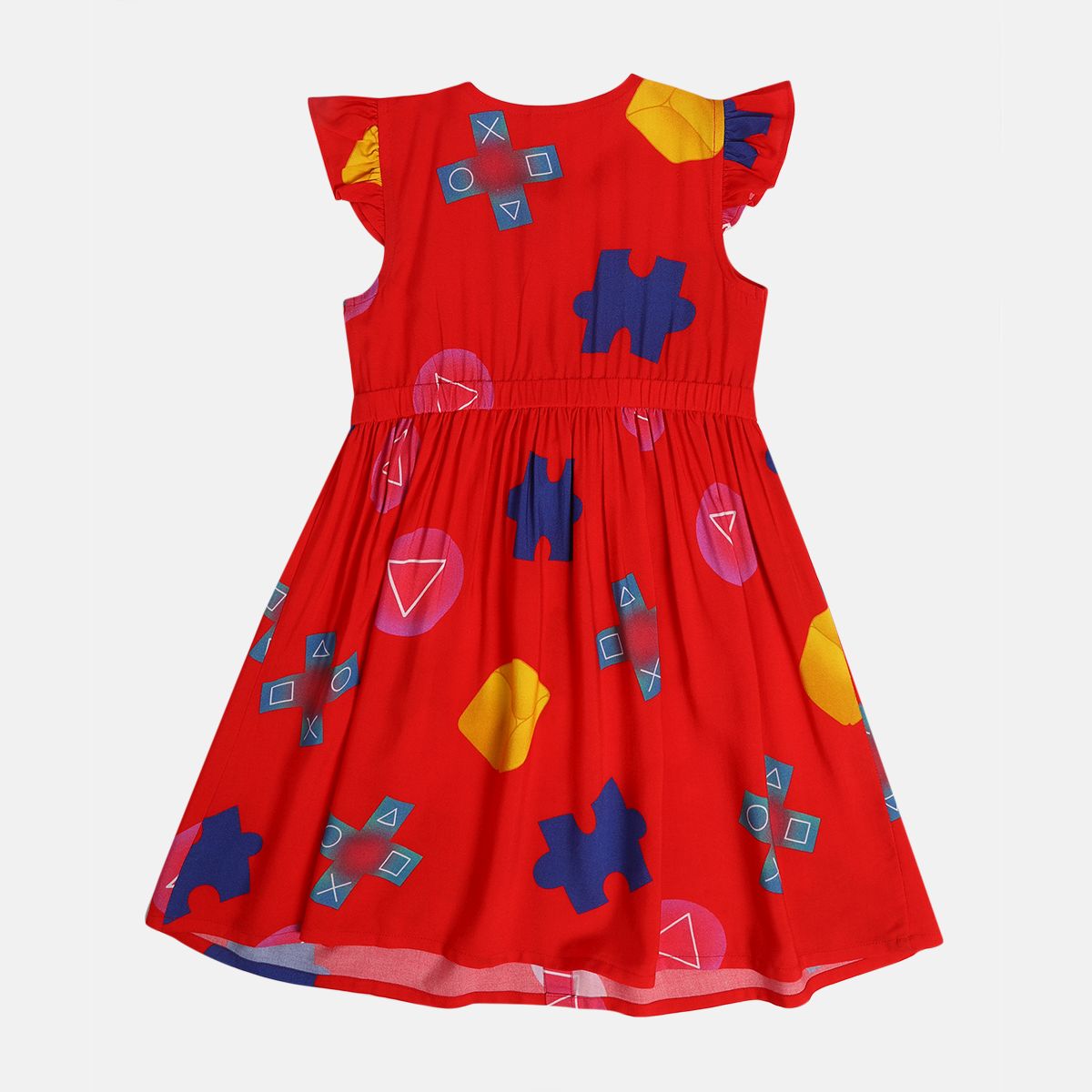 Girls Red Pack Of 1 Dress