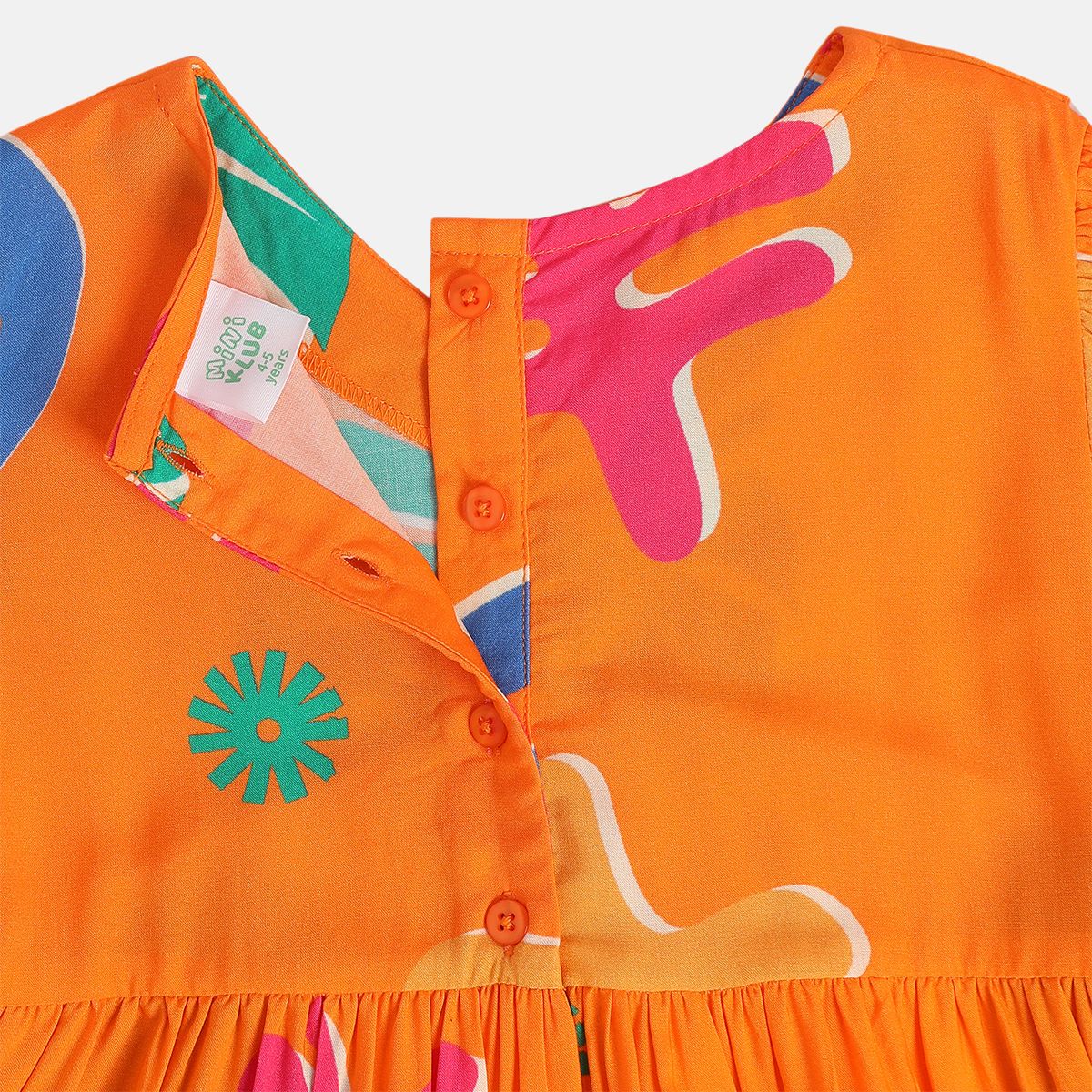Girls Orange Dress
