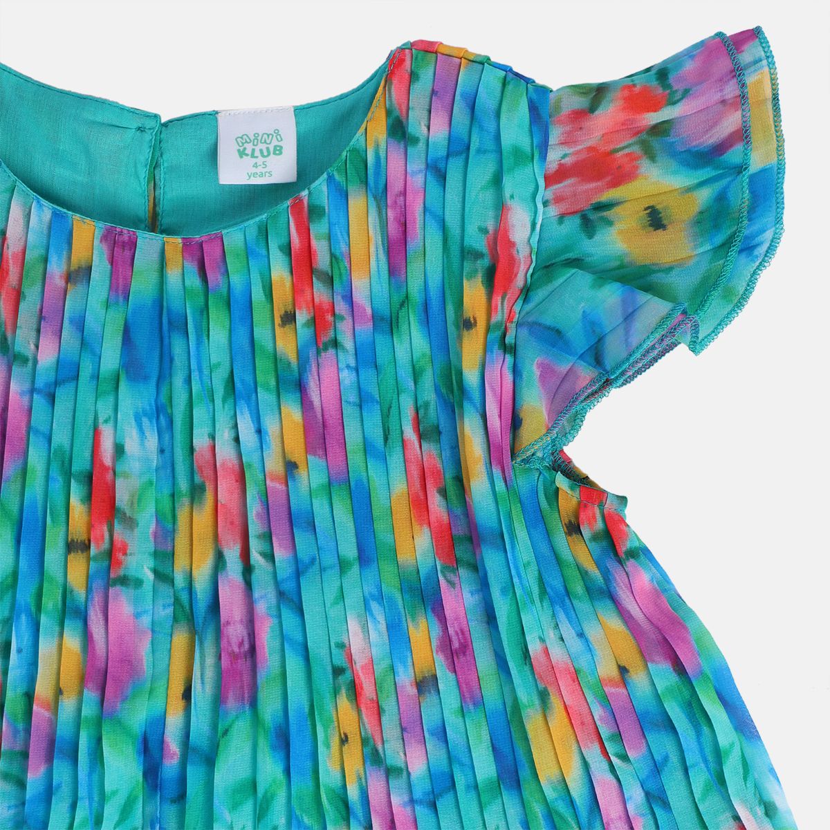 Girl Blue Woven Dress