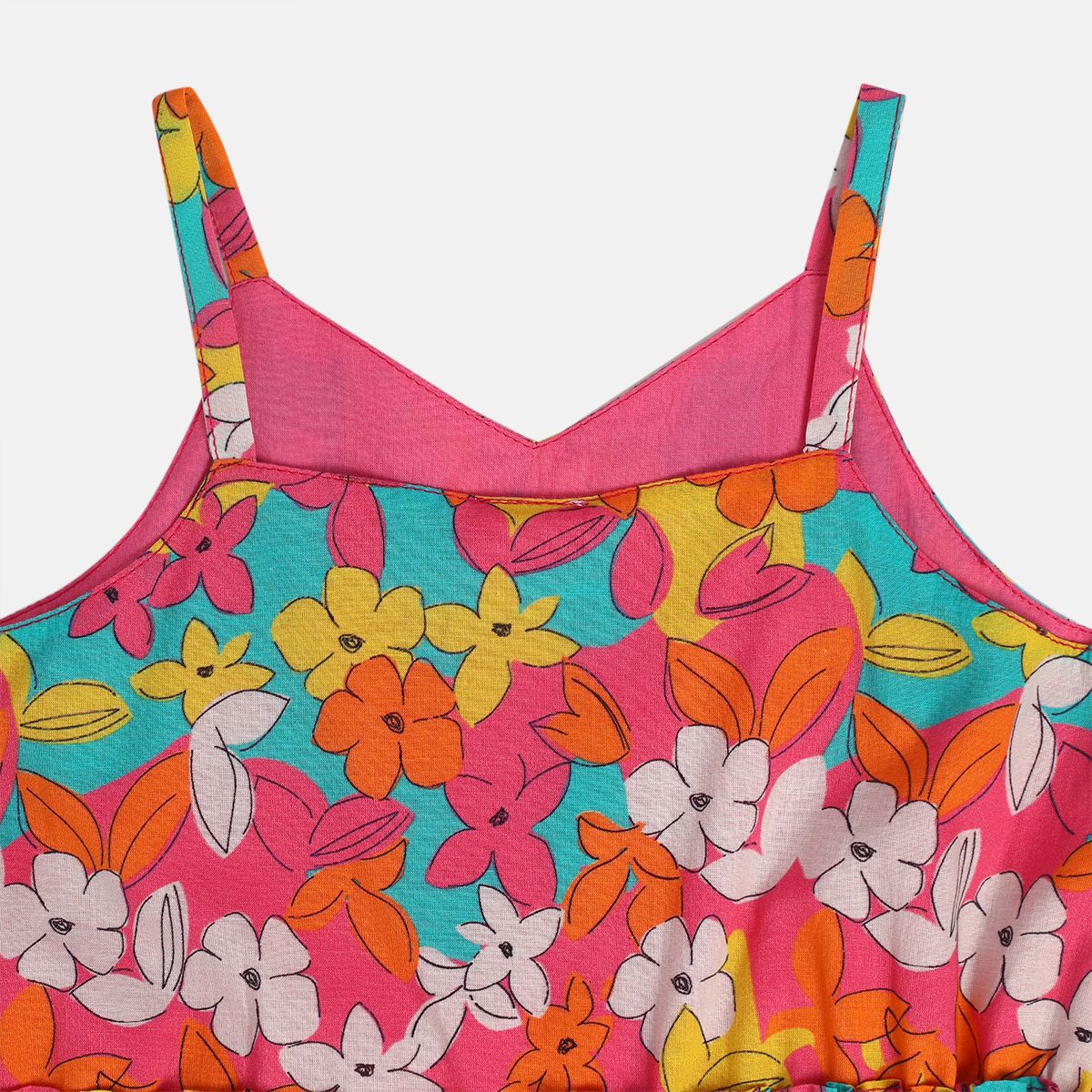Girls Orange Pack Of 1 Dress