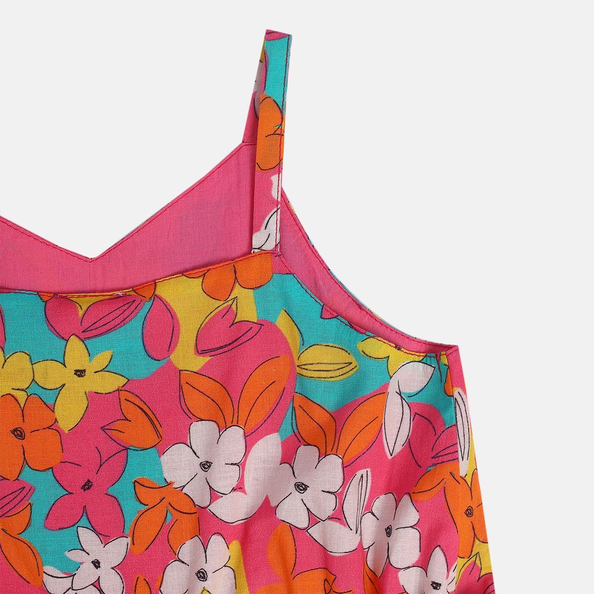 Girls Orange Pack Of 1 Dress